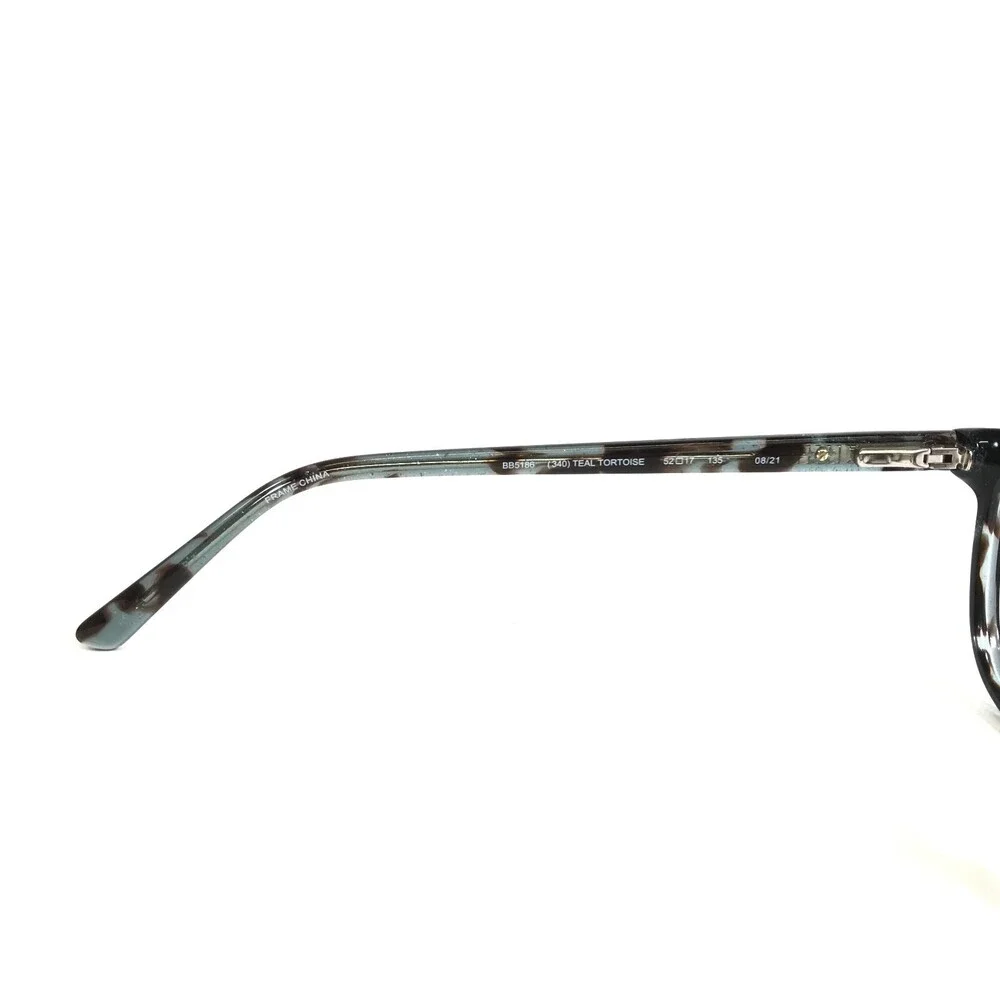 Bebe Eyeglasses Frames BB5186 340 TEAL TORTOISE Blue Gold Full Rim 52-17-135